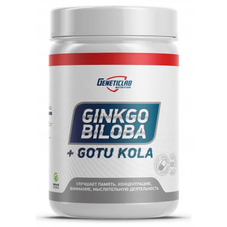 GeneticLab Ginkgo Biloba + Gotu Kola 60 caps