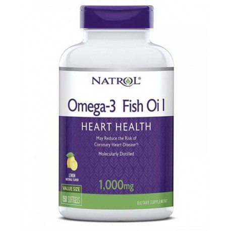 Natrol Omega-3 Fish Oil 1000 мг 150 капс