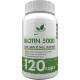 NaturalSupp Biotin 5000 120 caps