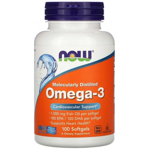 NOW Omega-3 1000 мг 100 капс
