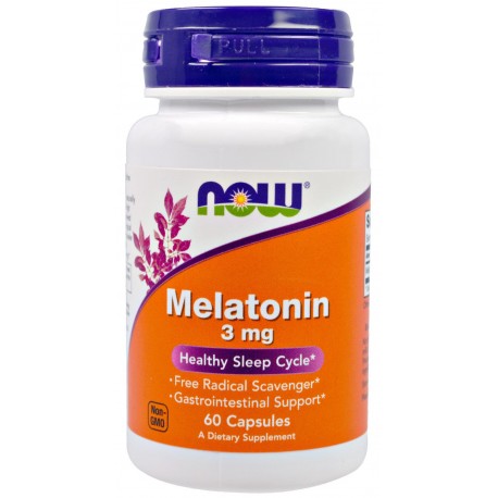 NOW Melatonin 3 мг 60 капс