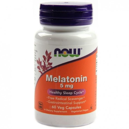 NOW Melatonin 5 мг 60 капс