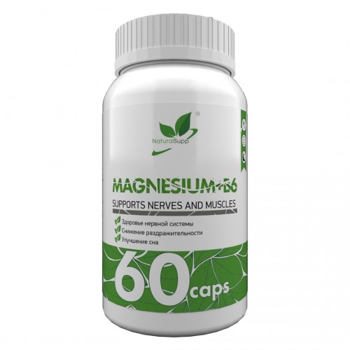 NaturalSupp Magnesium+B6 60 caps