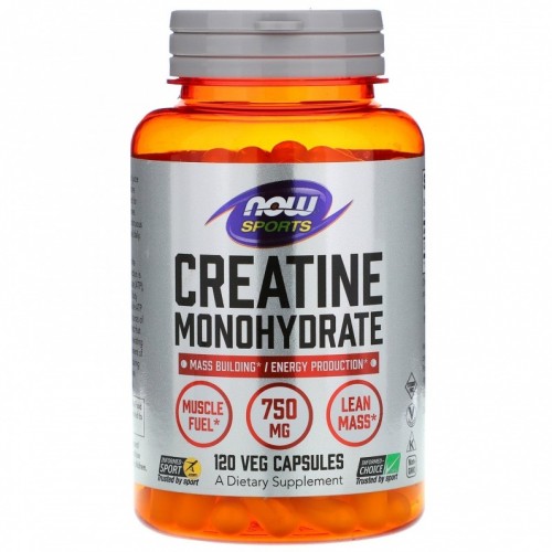 NOW Creatine 750mg 120 vcaps