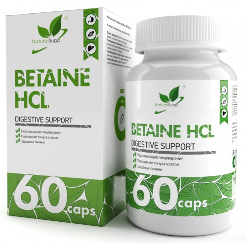 NaturalSupp Betaine Hcl 60 caps