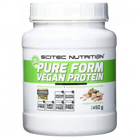 Scitec Pure Form Vegan Protein 450g