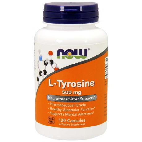 NOW L-Tyrosine 500 мг 120 капс