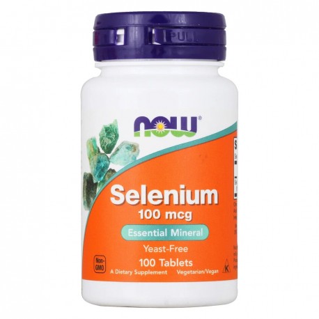 NOW Selenium 100 мкг 100 таб