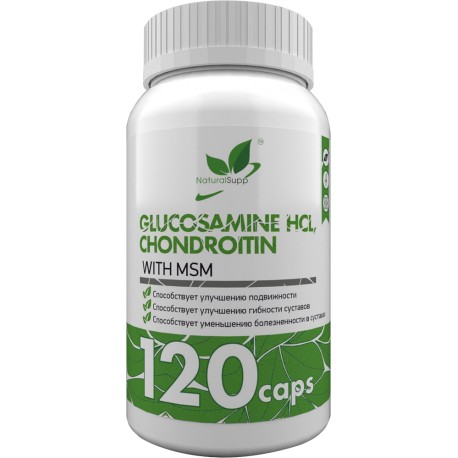 NaturalSupp Glucosamine Chondroitin MSM 120 caps