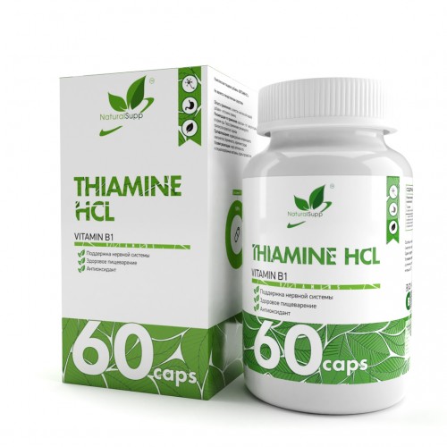 NaturalSupp Thiamine Hcl (Vitamin B1) 60 caps