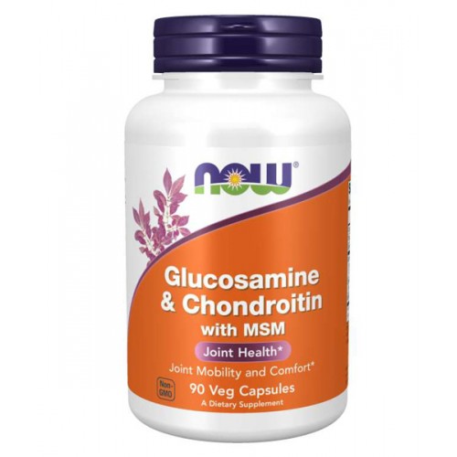 NOW Glucosamine Chondroitin MSM 90 vcaps