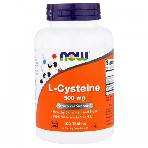 NOW L-Cysteine 500mg 100 tabs