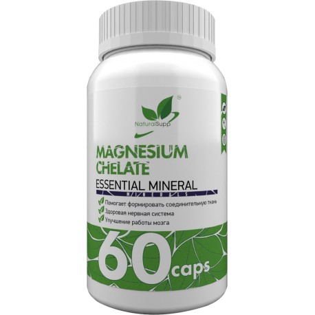 NaturalSupp Magnesium Chelate 60 caps