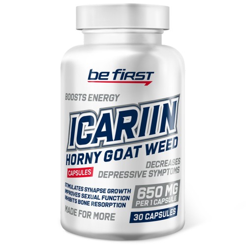 Be First Icariin (Horny Goat Weed) 30 caps