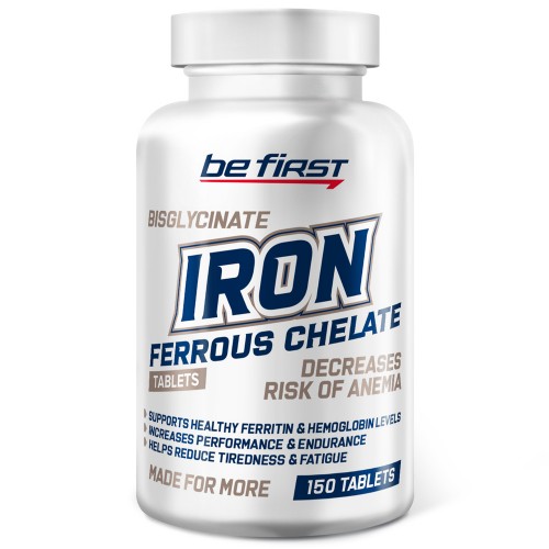 Be First Iron bisglycinate chelate 150 tabs