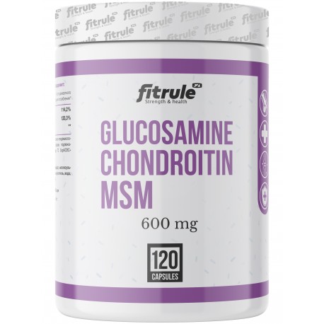 Fitrule Glucosamine+Chondroitin+MSM 600mg 120 caps