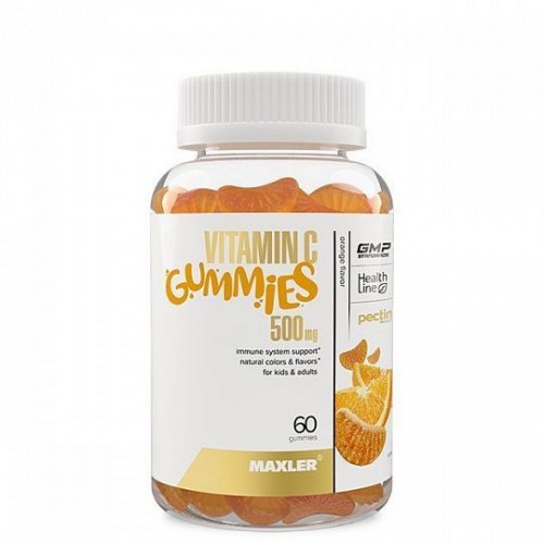 Maxler Vitamin C Gummies 500mg 60 ct