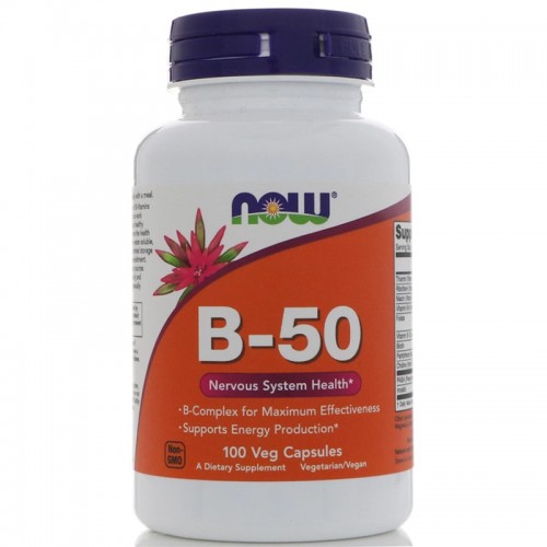 NOW Vitamin B-50 100 vcaps
