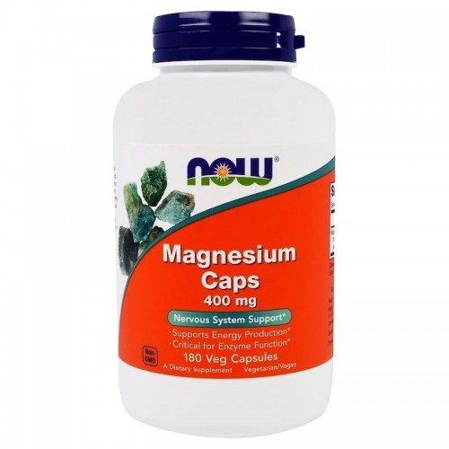 NOW Magnesium 400mg 180 vcaps