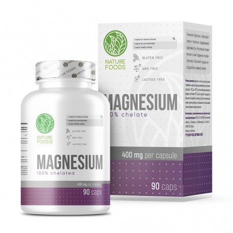Nature Foods Magnesium Glycinate 400mg 90 caps