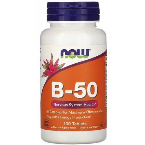 NOW Vitamin B-50 100 tabs