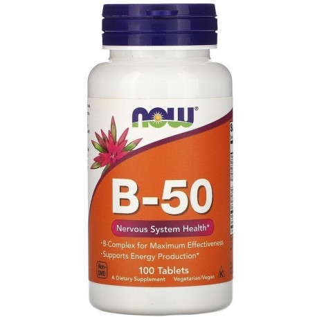 NOW Vitamin B-50 100 tabs