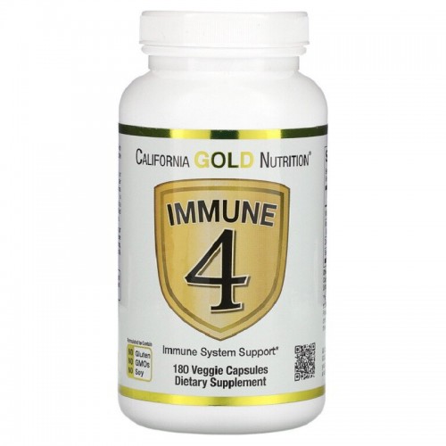 California Gold Nutrition Immune 4 180 vcaps