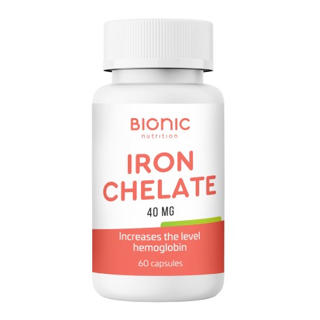 Bionic IRON Chelate 40mg 60 caps