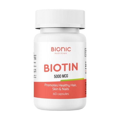 Bionic Biotin 5000mcg 60 caps