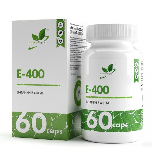 NaturalSupp Витамин Е 400ME 60 caps
