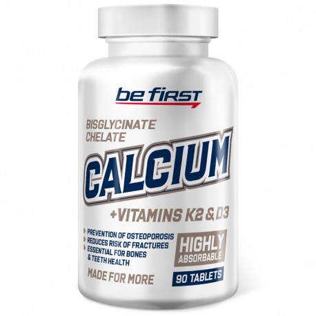 Be First Calcium bisglycinate chelate + K2 + D3 90 табл.