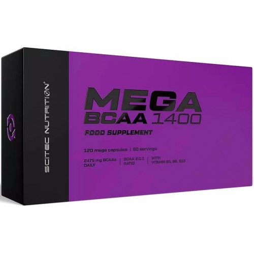Scitec MEGA BCAA 1400 120 caps