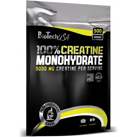 Biotech 100% Creatine Monohydrate bag 500g