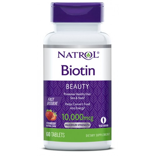 Natrol Biotin 10000 мкг 60 таб