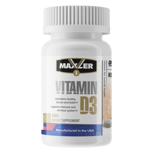 Maxler Vitamin D3 180 tabs